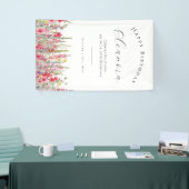 Happy Birthday Banner 95. August Birth Blume (Messeveranstaltung)