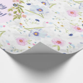 Happy Birthday Banner Geschenkpapier (Ecke)