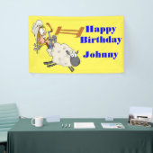 Happy Birthday Banner Mutton Bustin Kid (Messeveranstaltung)