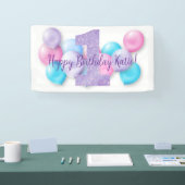 Happy Birthday Banner - Personalisiert (Messe)