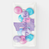 Happy Birthday Banner - Personalisiert (Vertikal)