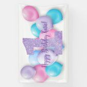 Happy Birthday Banner - Personalisiert (Vertikal)