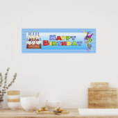 Happy Birthday Banner Poster (Küche)