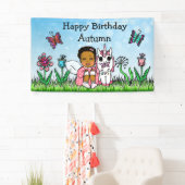 Happy Birthday Banner Unicorn und Fairy (Insitu)