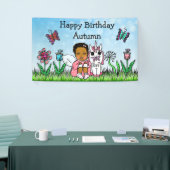 Happy Birthday Banner Unicorn und Fairy (Messeveranstaltung)