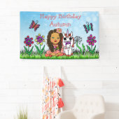 Happy Birthday Banner Unicorn und Fairy (Insitu)
