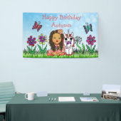 Happy Birthday Banner Unicorn und Fairy (Messeveranstaltung)