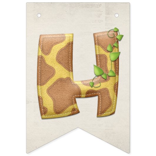 Happy Birthday Banner Wild (Zweite Fahne)