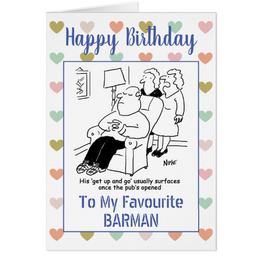 Happy Birthday Barman (Vorne)