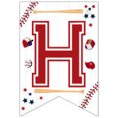 Happy Birthday Basetball Wimpelkette (Zweite Fahne)