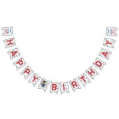 Happy Birthday Basetball Wimpelkette (Alle)