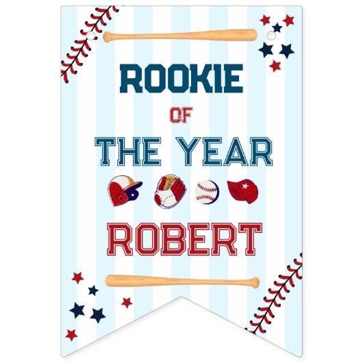 Happy Birthday Basetball Wimpelkette (Erste Fahne)