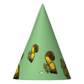 Happy Birthday Bass Instrumentalist Paper Partyhütchen (Links)