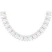 Happy Birthday Bbuntflagge Elefant Pilot Party Wimpelkette (Alle)