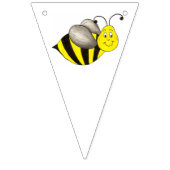 Happy Birthday Bday Bee Day Niedliche Hummeln Part Wimpelkette (Erste Fahne)