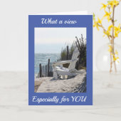 ***HAPPY BIRTHDAY** BEACH STYLE CARD KARTE (Gelbe Blume)