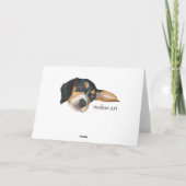 Happy Birthday Beagle Basset Hound Card Karte (Rückseite)