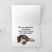 Happy Birthday Beagle Basset Hound Card Karte (Innenseite)