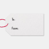 Happy Birthday Beagle Herzlich Cartoon Geschenkanhänger (Rückseite Horizontal)