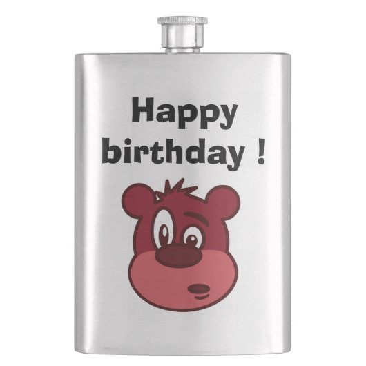"HAPPY BIRTHDAY" BEAR FLACHMANN (Vorderseite)