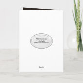 Happy Birthday Bear Karte (Rückseite)