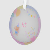 Happy Birthday Bear  Ornament (Vorderseite)