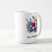 Happy Birthday Beatrix Kaffeetasse (VorderseiteRechts)