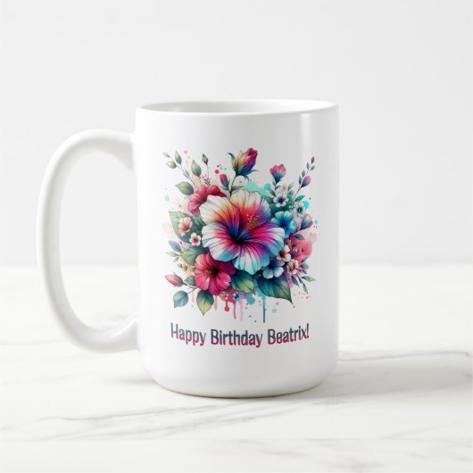Happy Birthday Beatrix Kaffeetasse (Links)