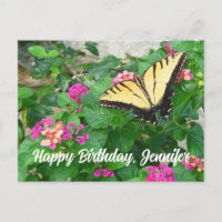 Happy Birthday Beautiful Butterfly Flowers