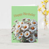 Happy Birthday Beautiful Daisies Karte (Gelbe Blume)