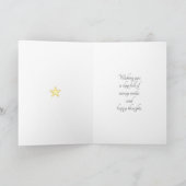 Happy Birthday Bee & Stars Card Karte (Innenseite)