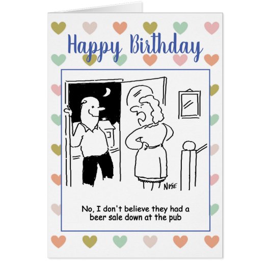 Happy Birthday Beer Sale Drunk (Vorne)