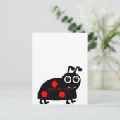 Happy Birthday Beetle Postkarte (Stehend Vorderseite)
