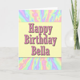 Happy Birthday Bella Karte