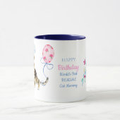 Happy Birthday Bengalisch Cat Mama - Personalisier Tasse (Zentrum)
