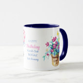 Happy Birthday Bengalisch Cat Mama - Personalisier Tasse (VorderseiteRechts)