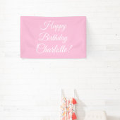Happy Birthday benutzerdefinierte Skriptname Text Banner (InSitu)