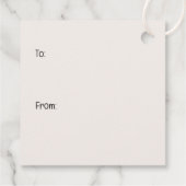 Happy Birthday Bernese Mountain Dog Geschenkanhänger (Rückseite)