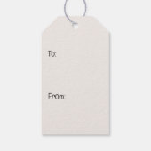 Happy Birthday Bernese Mountain Dog Geschenkanhänger (Rückseite)