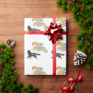 Happy Birthday Bernese Mountain Dog Geschenkpapier