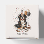 Happy Birthday Bernese Mountain Dog Geschenkschachtel (Oben)