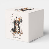 Happy Birthday Bernese Mountain Dog Geschenkschachtel (Rückseite)