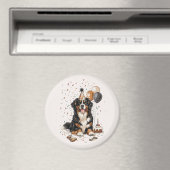 Happy Birthday Bernese Mountain Dog Magnet (In Situ (Geschirrspüler))