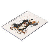 Happy Birthday Bernese Mountain Dog Notizblock (Linke Seite)