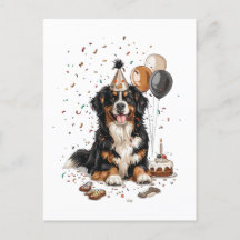 Happy Birthday Bernese Mountain Dog