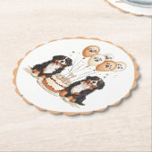 Happy Birthday Bernese Mountain Hunde Untersetzer (angewinkelt)