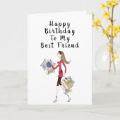 HAPPY BIRTHDAY ***BEST FREUND*** KARTE (Gelbe Blume)