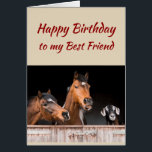 Happy Birthday Best Friend Funny Animals<br><div class="desc">Herzlichen Glückwunsch zum Geburtstag Bester Freund Funny Animals. Freundschaftsspass und Lachen</div>