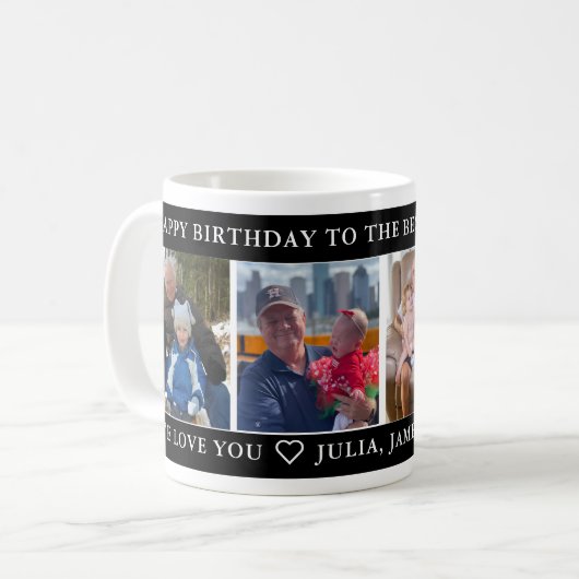 Happy Birthday Best Opa Ever Kaffeetasse (Vorderseite Links)