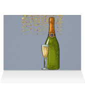 Happy Birthday Best Time to Sau Wilde Hafer (Innenansicht Horizontal (Oben))